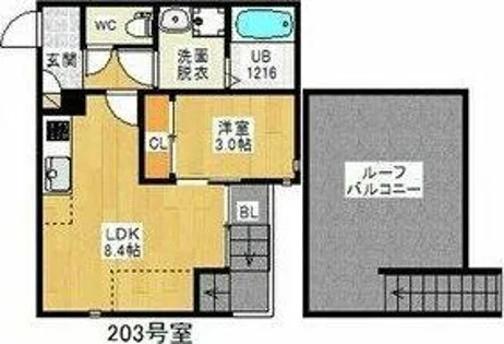 grandtic S【2階】の間取り