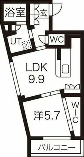 グランドゥール千種【1階】の間取り