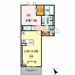 GRACE久留米【3階】の間取り