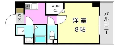 ciel et mer【206号室】の間取り
