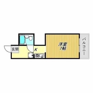 サンハイツ山之内【3階】の間取り