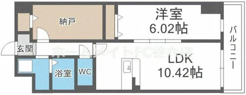 アーバンパーク新大阪【10階】の間取り