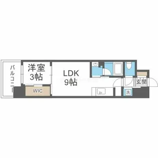 リビオメゾン新大阪【5階】の間取り