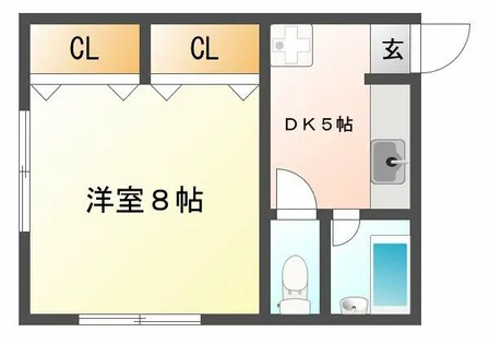 フレンドリーハイツⅠ【1階】の間取り