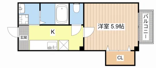 FFコーポひらた【102号室】の間取り