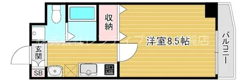 JPレジデンス大阪城東【4階】の間取り