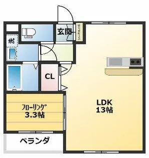 GLANZ HAUS【2階】の間取り