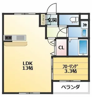 GLANZ HAUS【3階】の間取り
