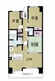 レジディア都島Ⅰ【6階】の間取り