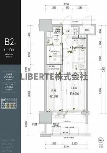 グランフォーレ博多プレミアベイサイド【2階】の間取り