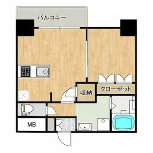 THE SENSE RESIDENCE 新深江【9階】の間取り