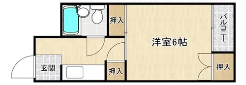 ランドレディⅡ【1階】の間取り