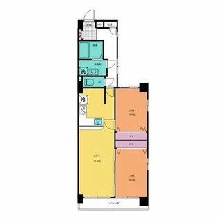 ライオンズマンション栄第2【8階】の間取り