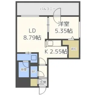 VILLETTA山の手【2階】の間取り