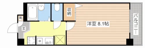 スマートコート南草津【504号室】の間取り