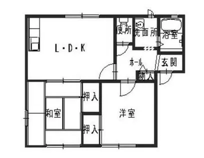 ハイライフ書写【0102号室】の間取り