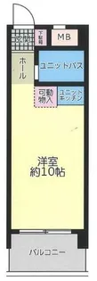 ホワイトパレス北九大前【318号室】の間取り