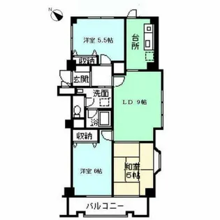 上池マンション【205号室】の間取り