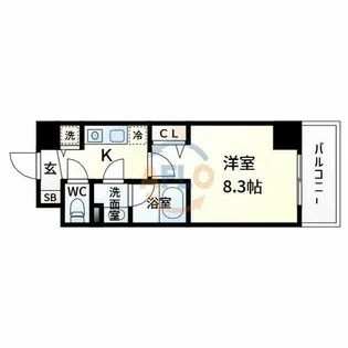 MDI.J Esaka Court【8階】の間取り