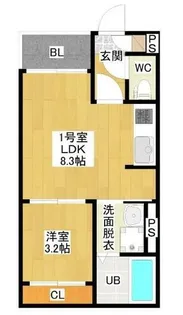 REGALEST Sowaka則武【2階】の間取り