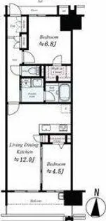 プレサンスジェネ新栄町駅前葵【7階】の間取り