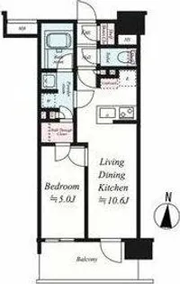 オープンレジデンシア泉【12階】の間取り