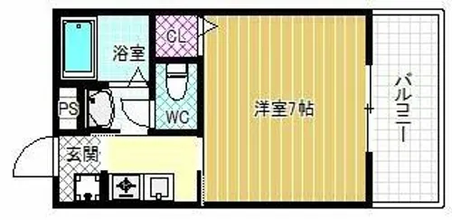 A BreezeⅠ【2階】の間取り