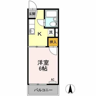 フォーヴルさくら A棟 A【1階】の間取り