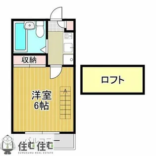 リブラン・ドゥ【204号室】の間取り