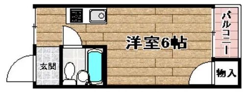タウン城北【2階】の間取り
