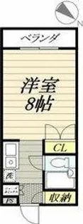 Hills Fujikawa【03F号室】の間取り