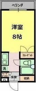 Hills Fujikawa【02G号室】の間取り