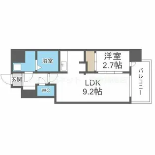 ミラージュパレス都島本通【4階】の間取り