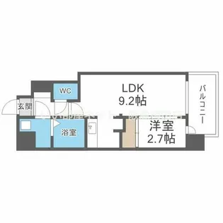 ミラージュパレス都島本通【3階】の間取り