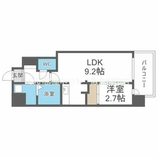 ミラージュパレス都島本通【7階】の間取り