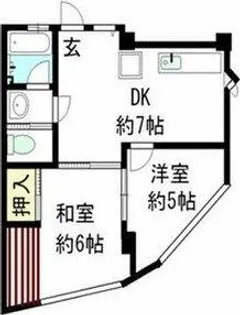 白馬ビル【4A号室】の間取り