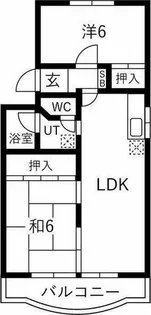 ジャルジョイハイツ【3階】の間取り