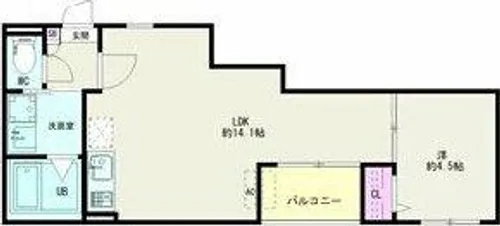 Jack kaimeiⅠ【2階】の間取り