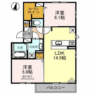 ベル プルクラ【2階】の間取り
