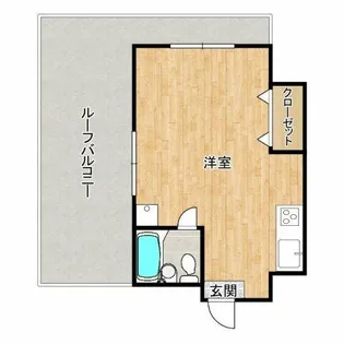 ハイツプライム【4階】の間取り