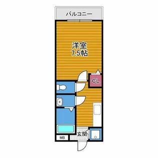 パーシモンフィールド【2階】の間取り