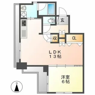 泉ロイヤルビル【4階】の間取り