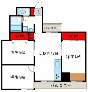 セルバ山本Ⅱ【1階】の間取り
