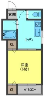 アウルズウッド大和田【4階】の間取り