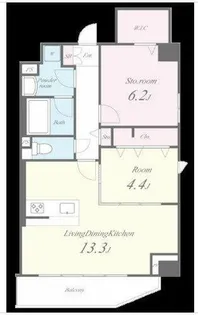 フォレスタ櫻【402号室】の間取り