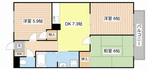 サンクチュアリ【2階】の間取り