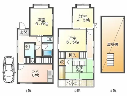 兵庫県神戸市須磨区妙法寺字牛ノ子【一戸建】の間取り