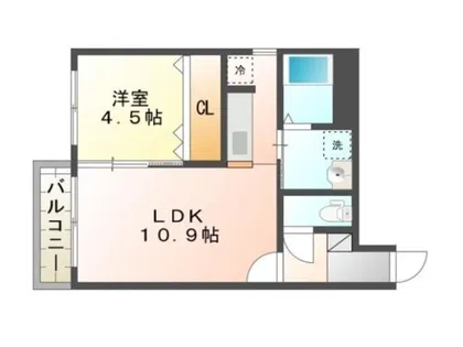 セントラルステート豊平【405号室】の間取り
