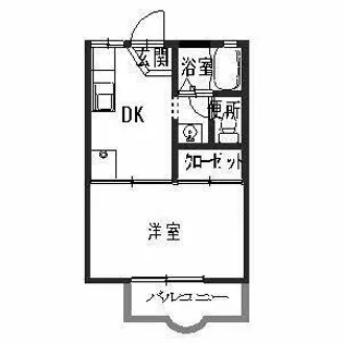 セフィラ北平野【0202号室】の間取り