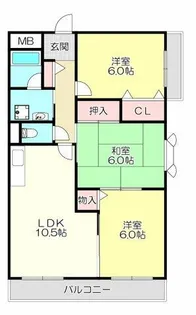 プロニティ・ユー【2階】の間取り